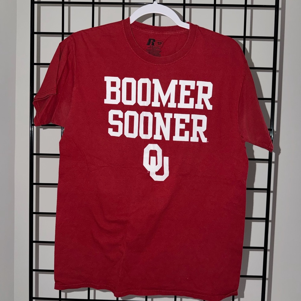 adidas Red Men's Short Sleeve Tee